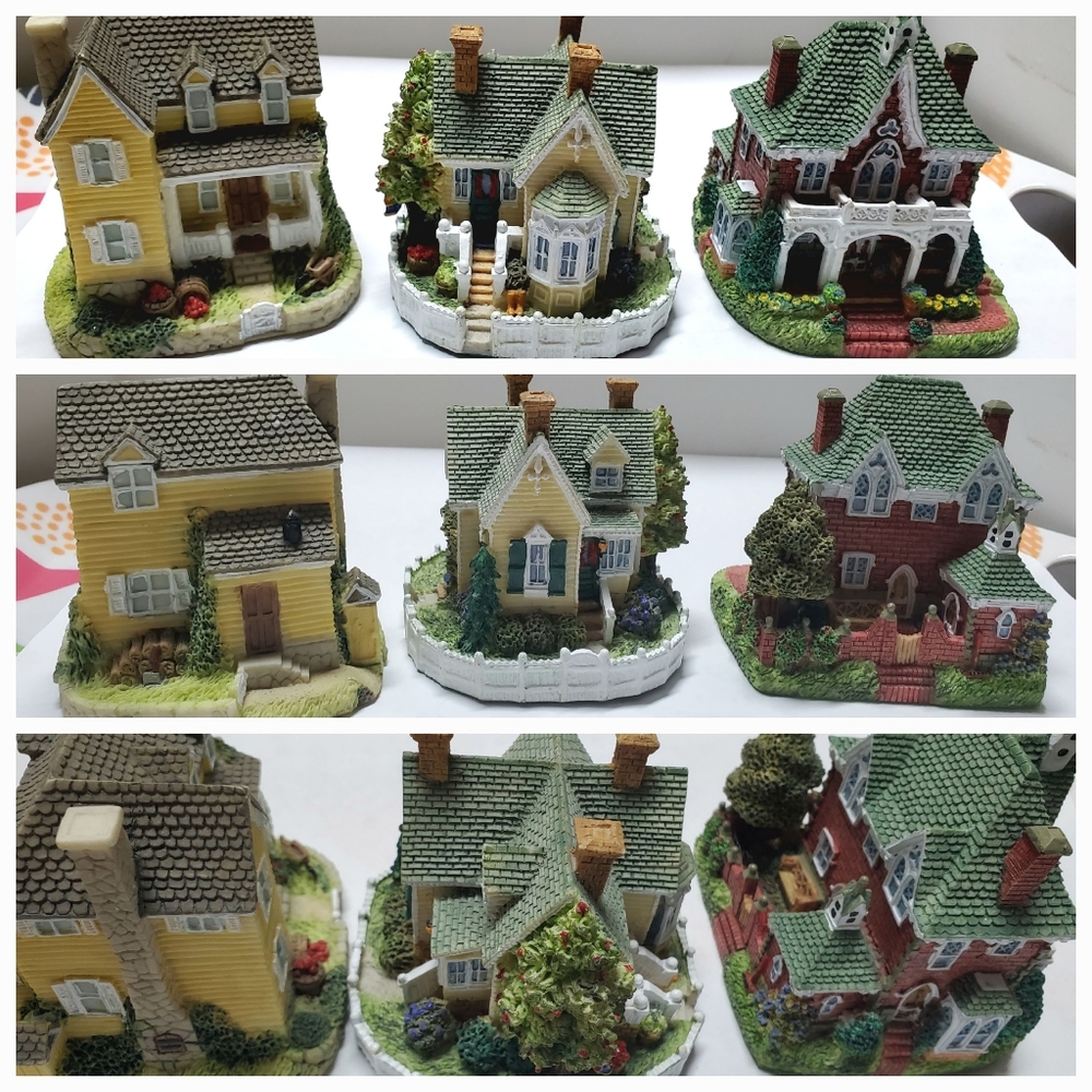 Three buildings from the Americana Collection of Liberty Falls